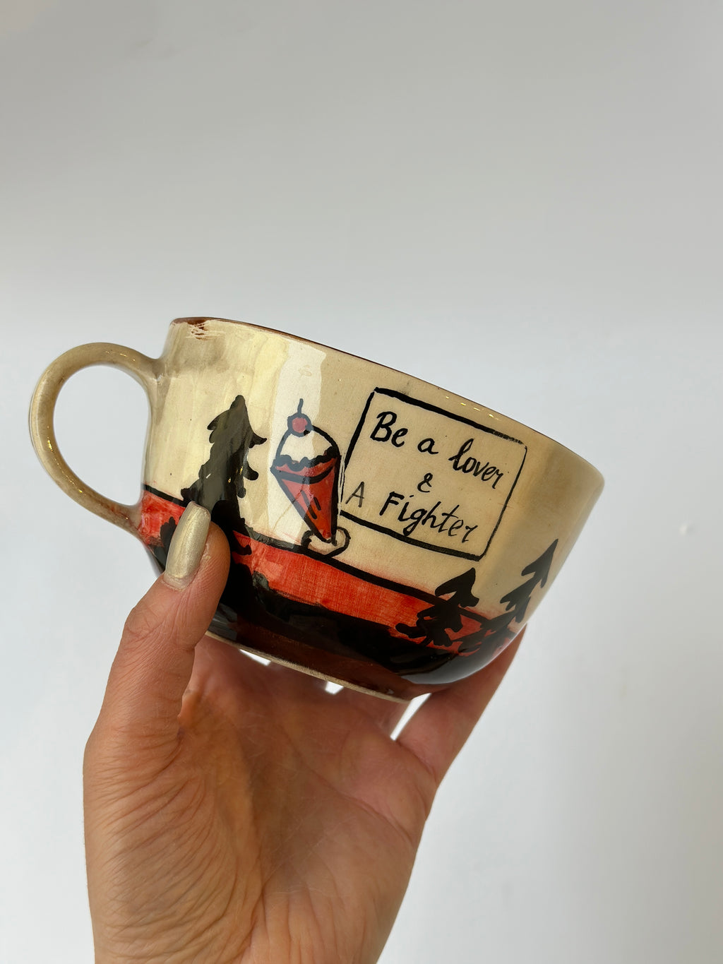 Stranger things Steve handmade mug