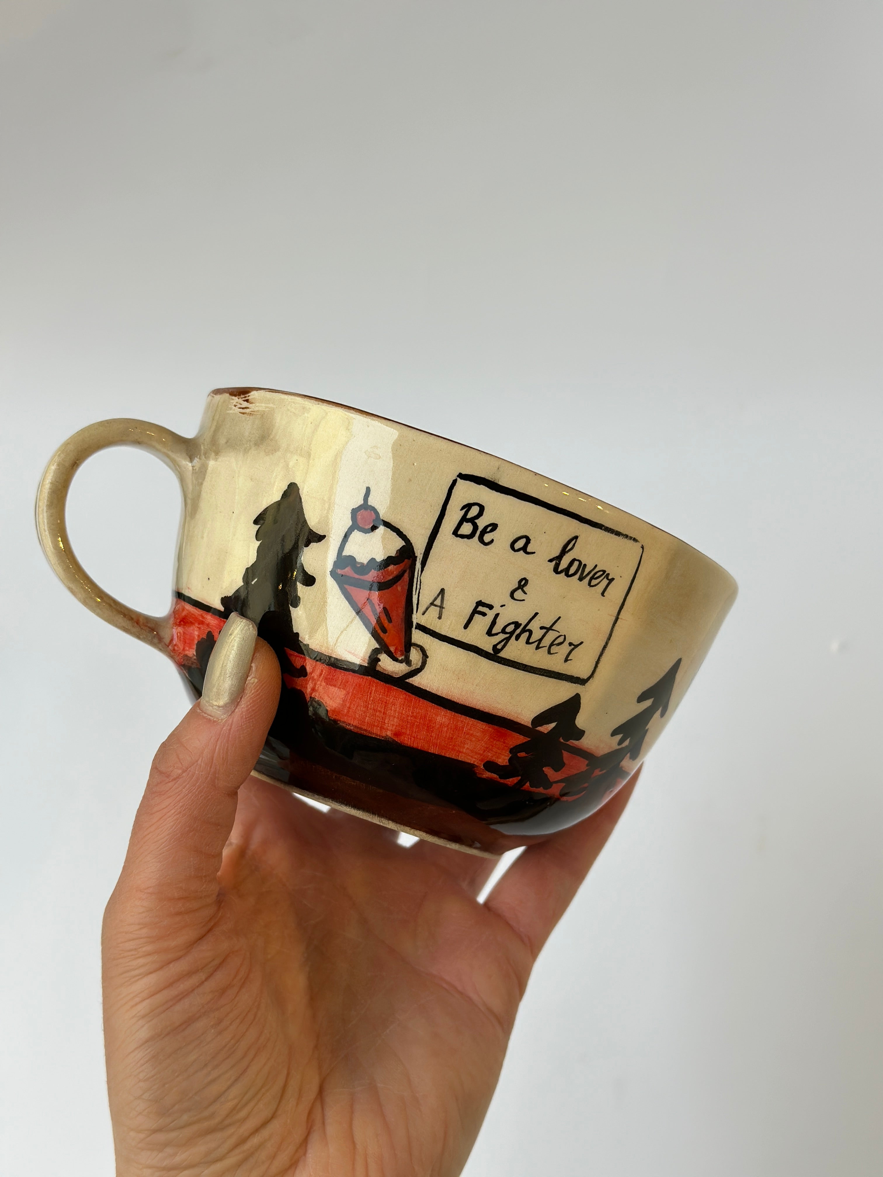 Stranger things Steve handmade mug