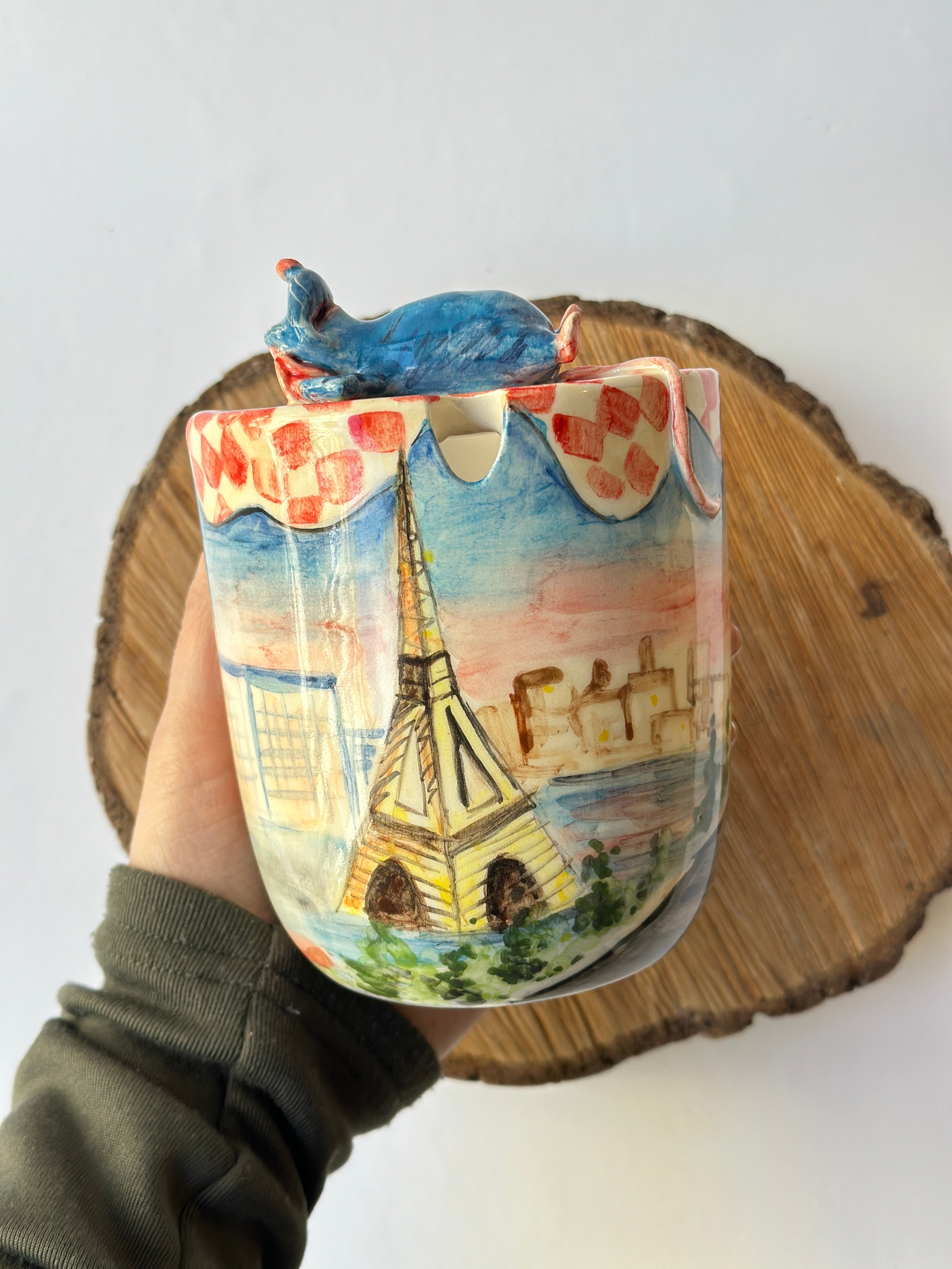 Ratatouille handmade takeaway mug