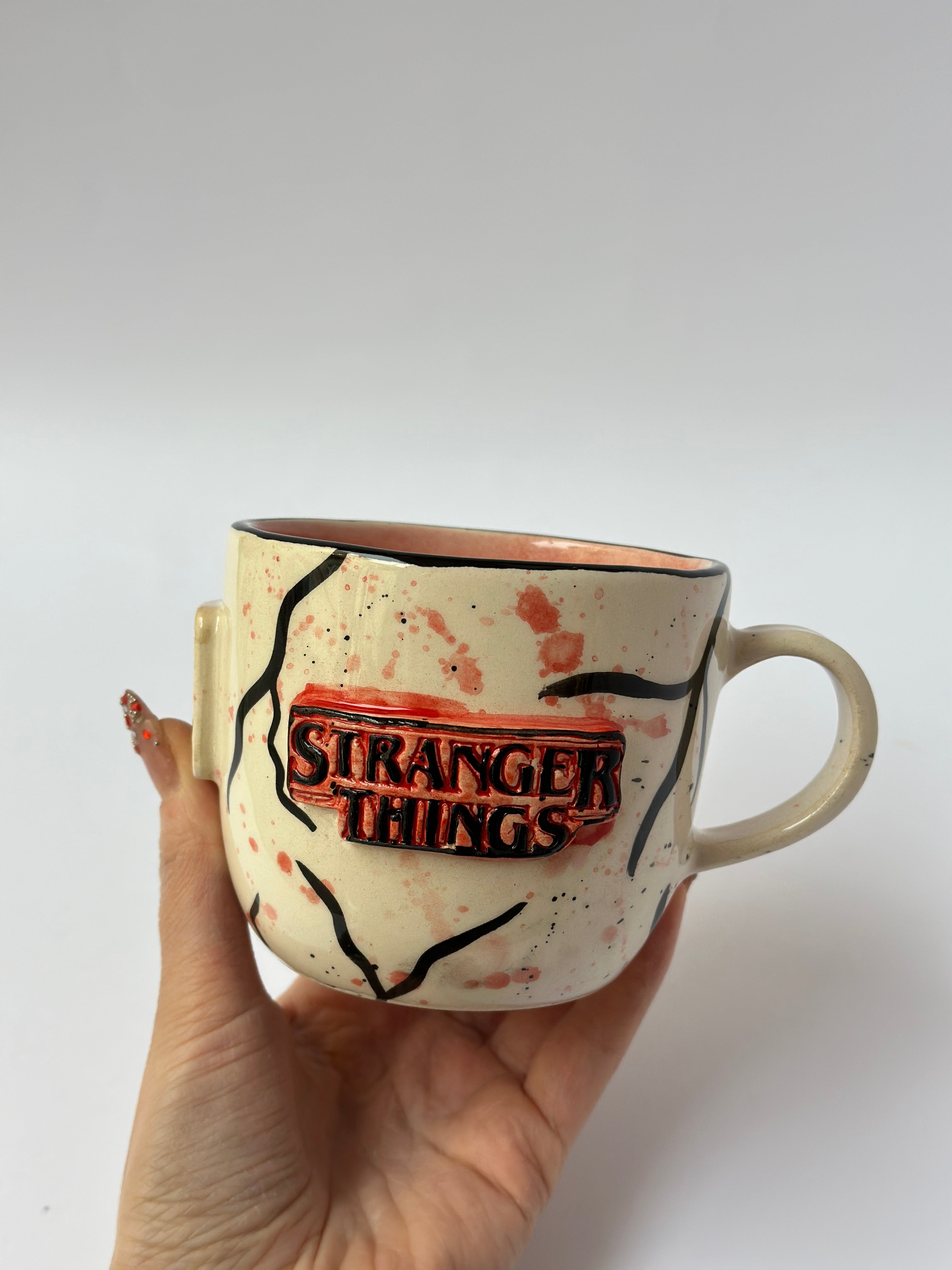 Stranger things “Well” handmade mug