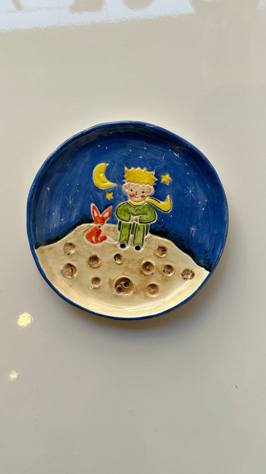 Little Prince handmade plate