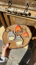 ceramic magnet and keychain