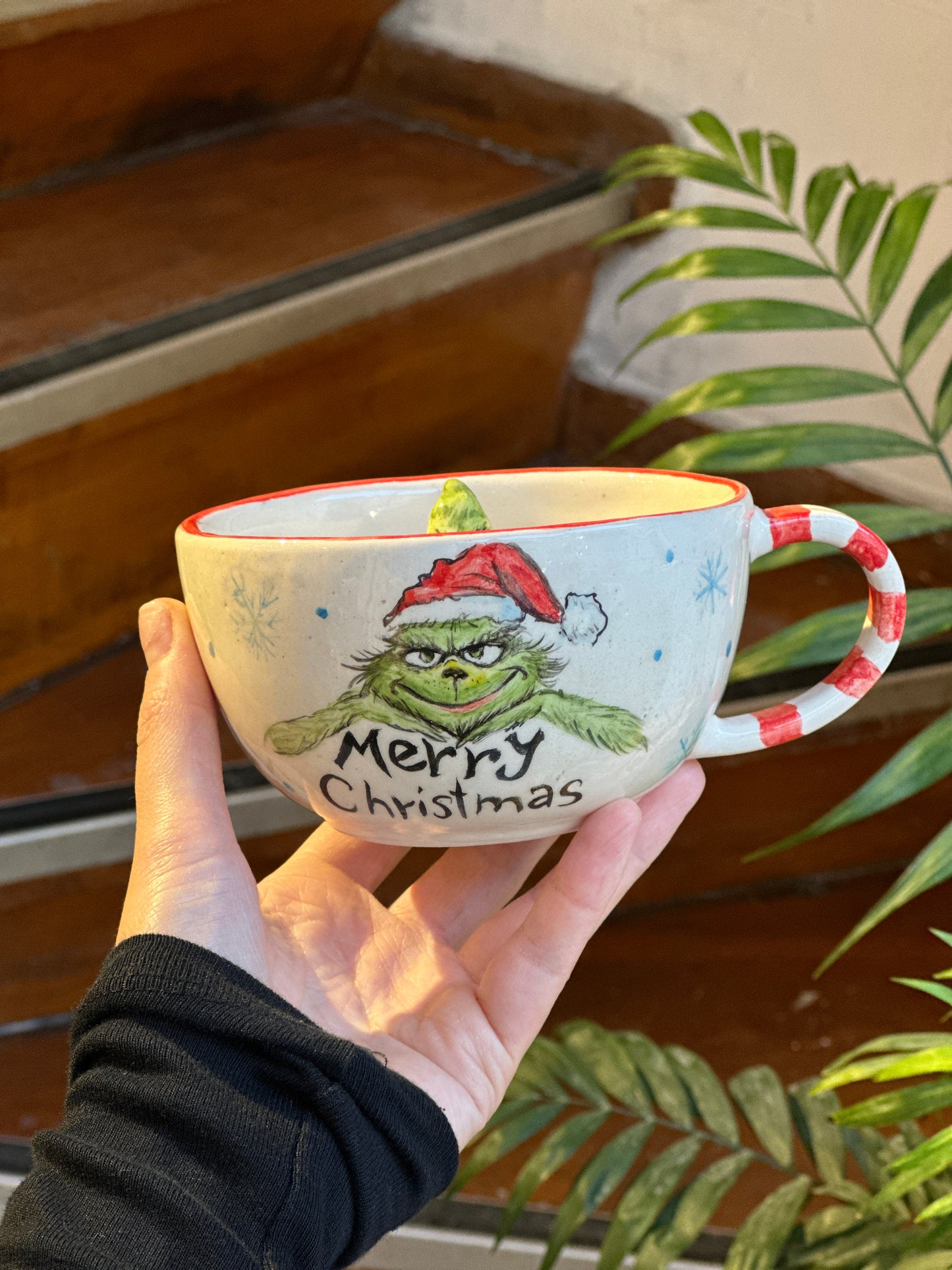 Grinch ceramic mug