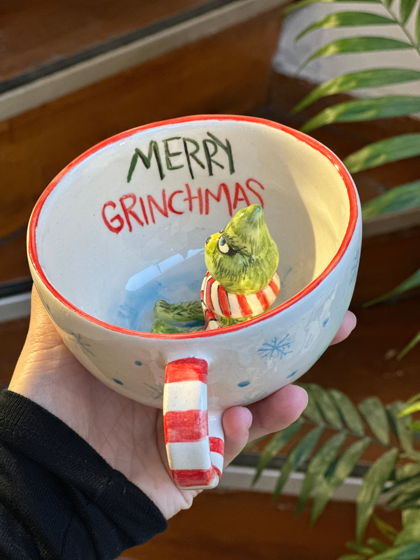 Grinch ceramic mug