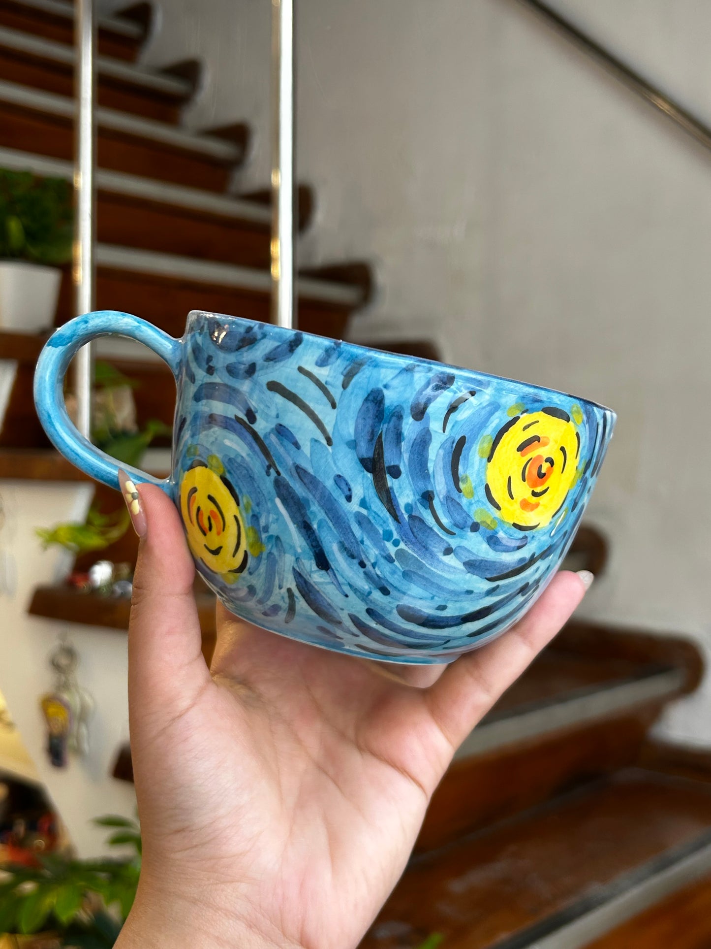 Van Gogh handmade cup🌝