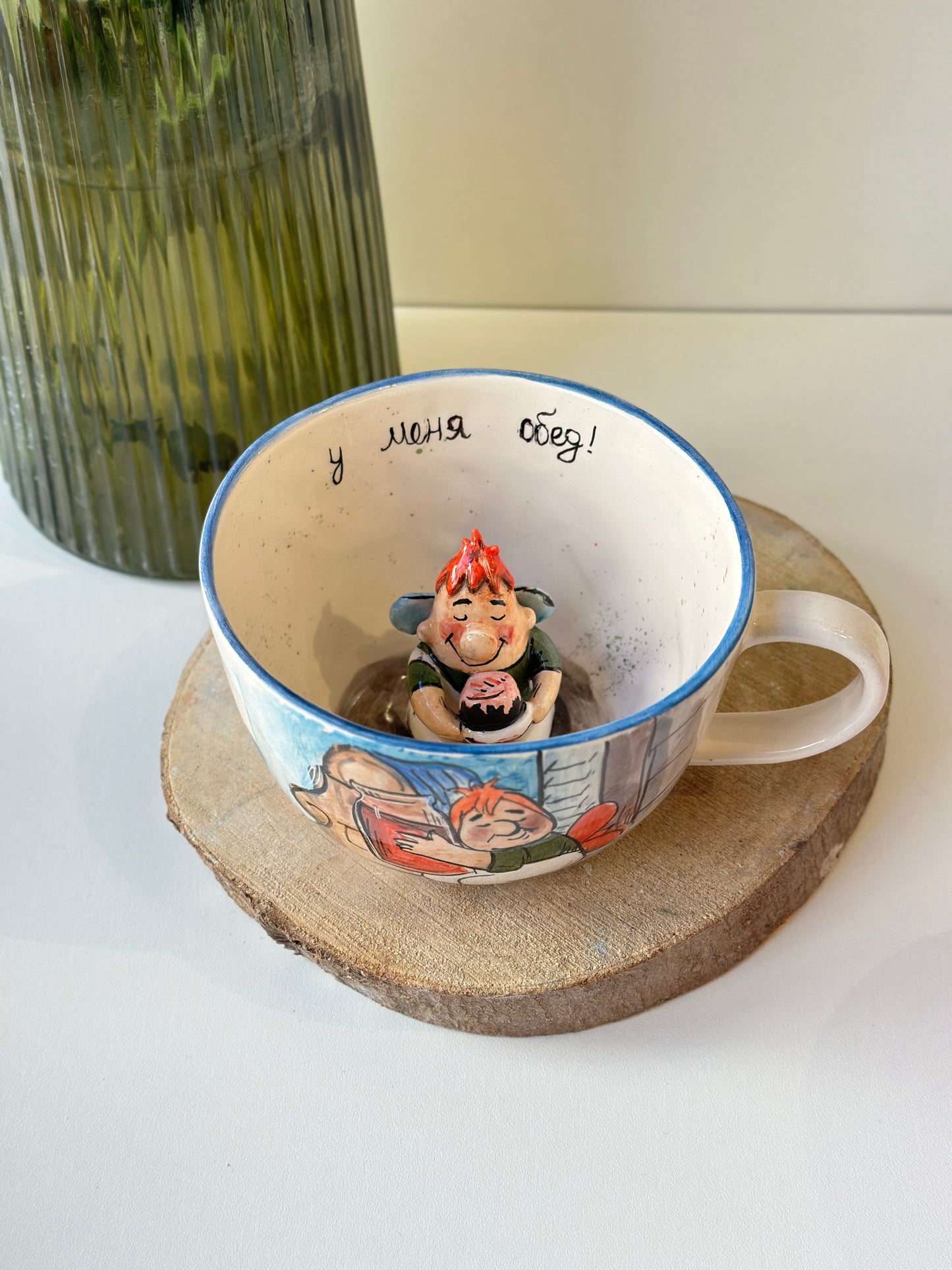 Karlson cartoon Character handmade mug