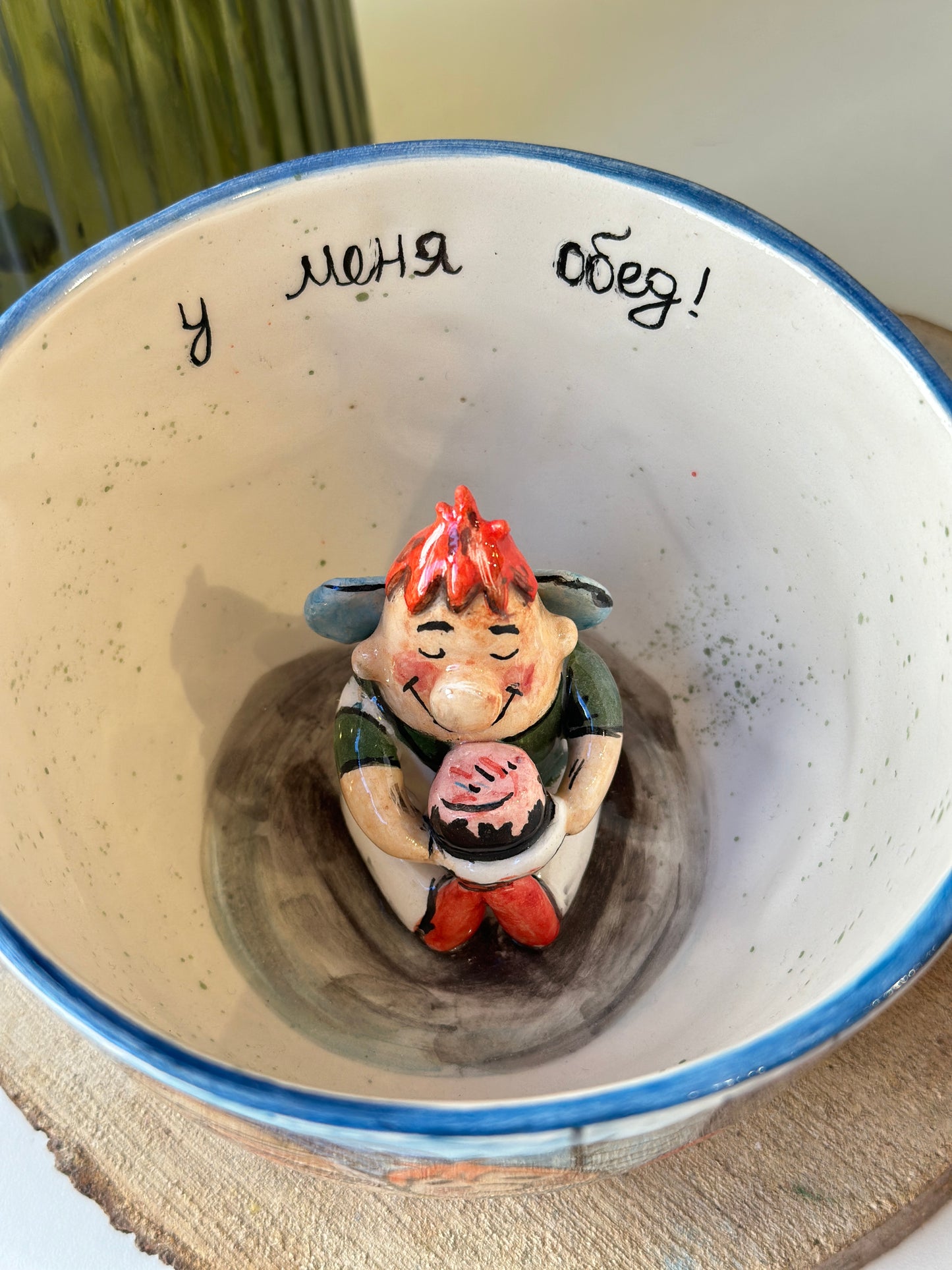 Karlson cartoon Character handmade mug
