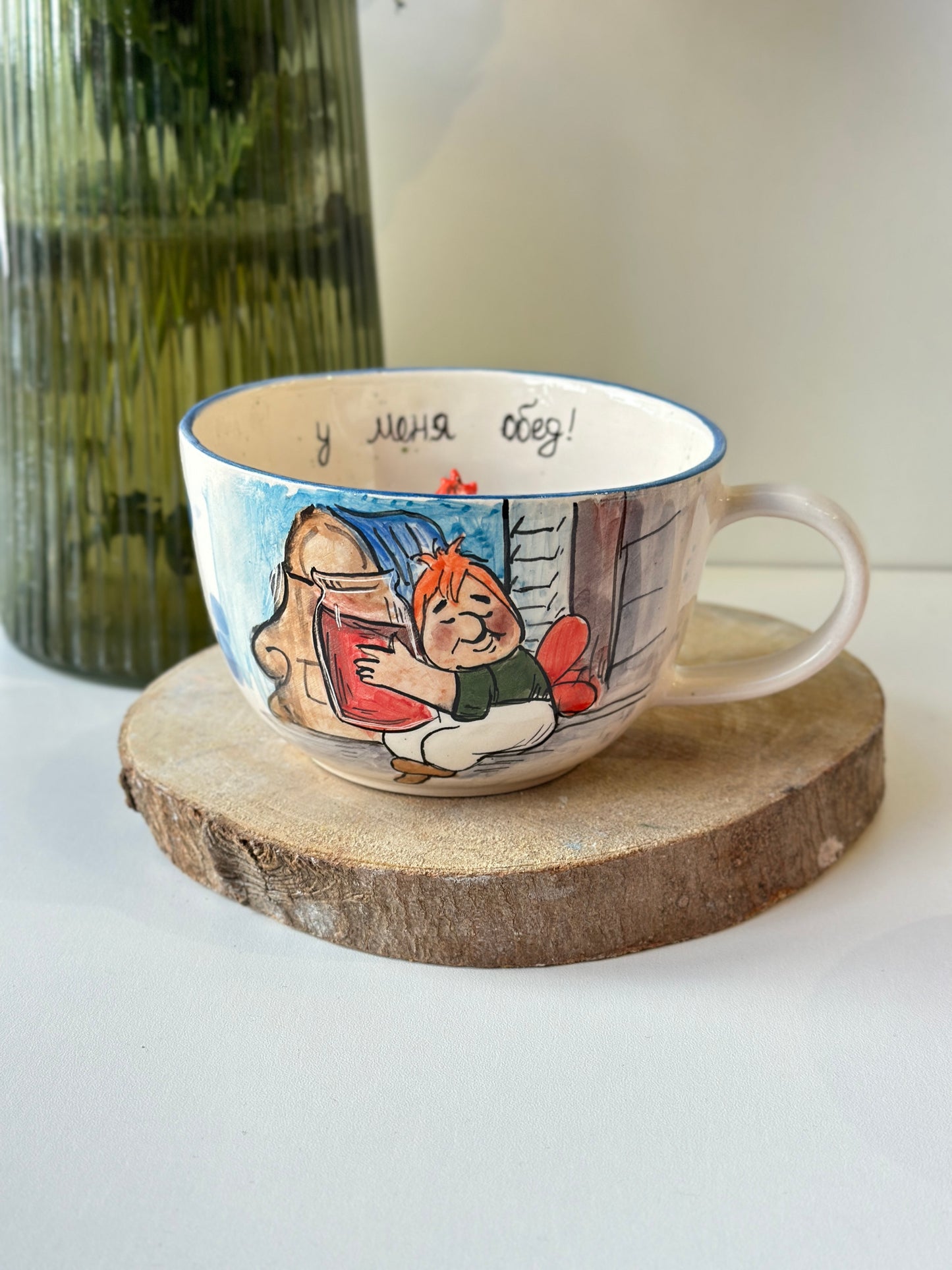 Karlson cartoon Character handmade mug