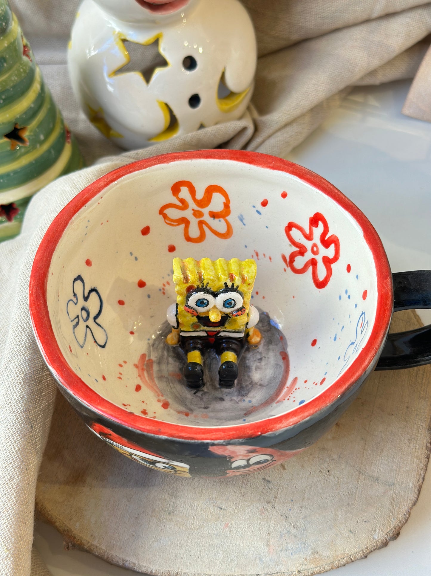 SpongeBob handmade mug