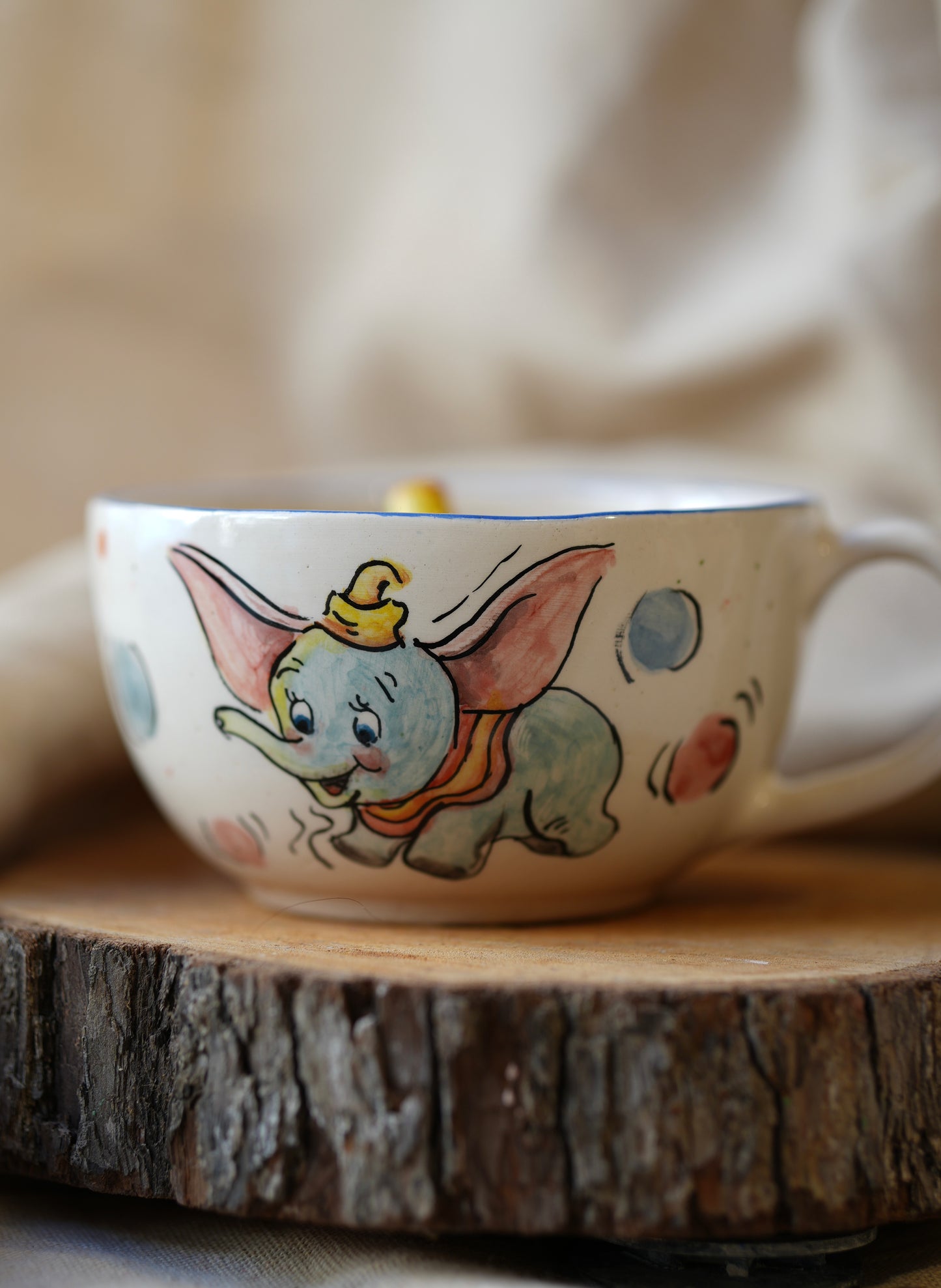 Elephant handmade mug