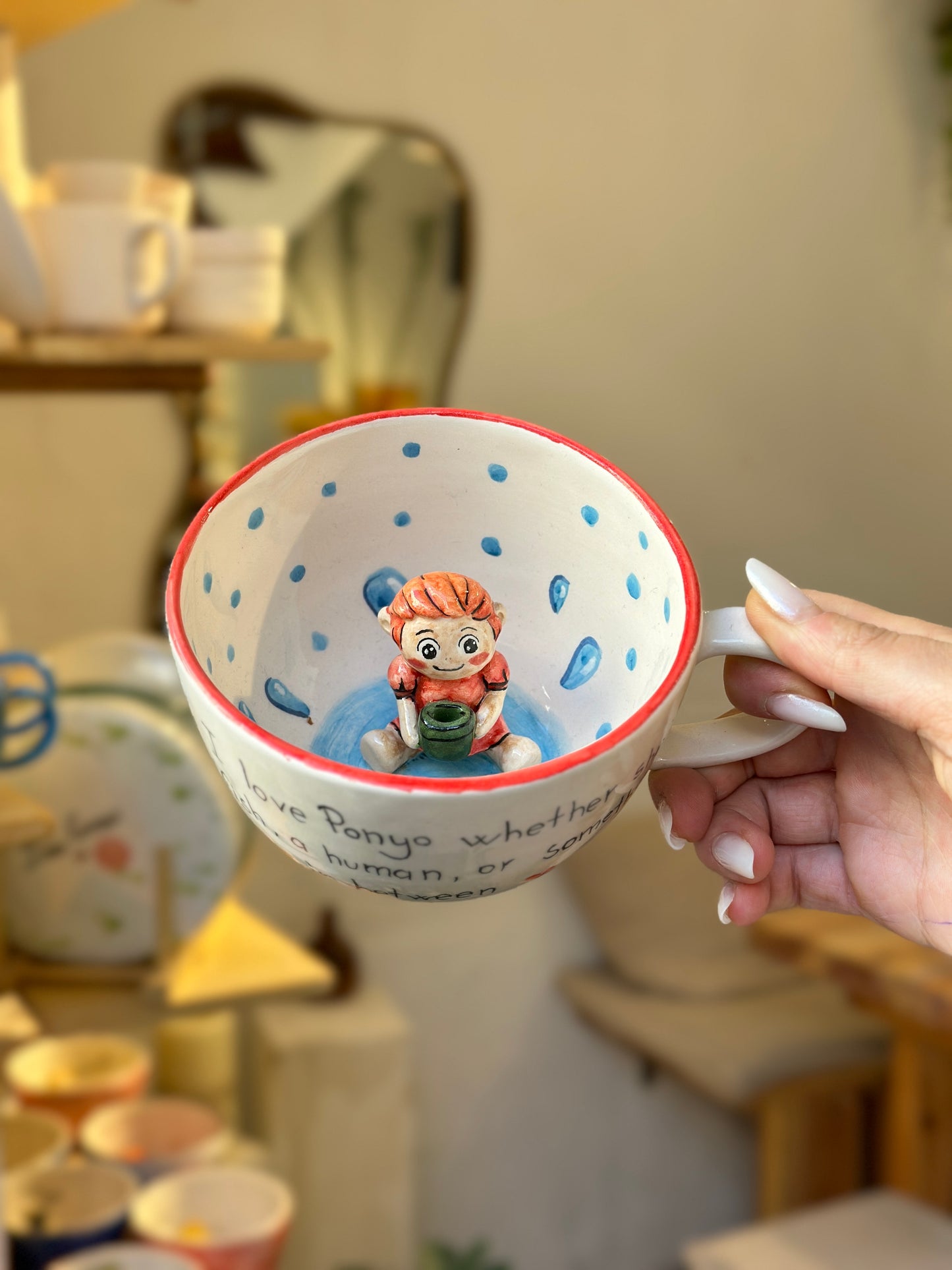 Little Mermaid Ponyo cup