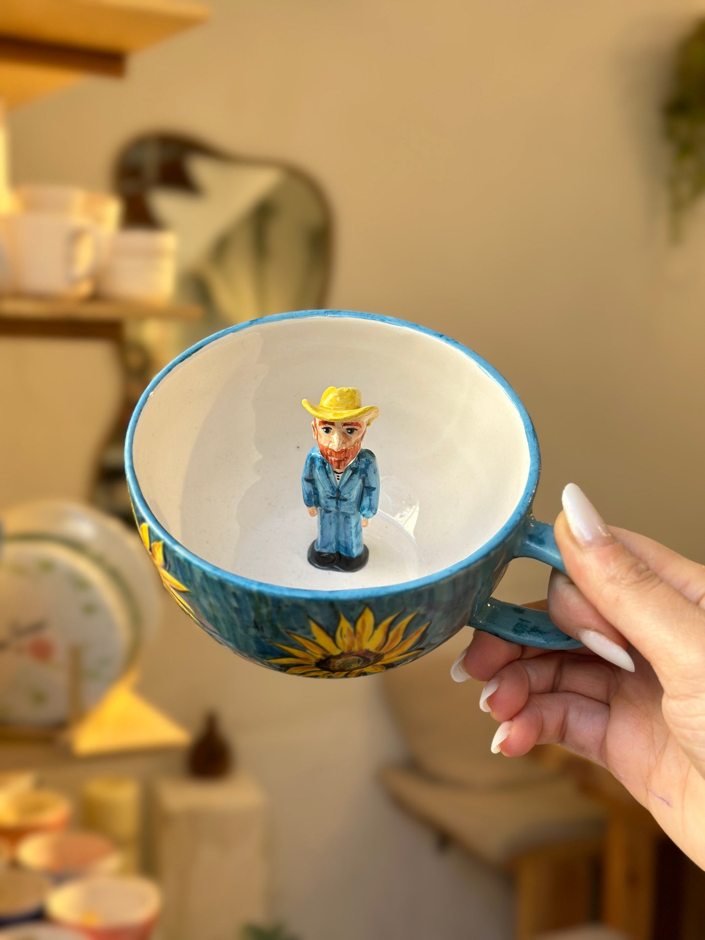 Handmade van gogh mug